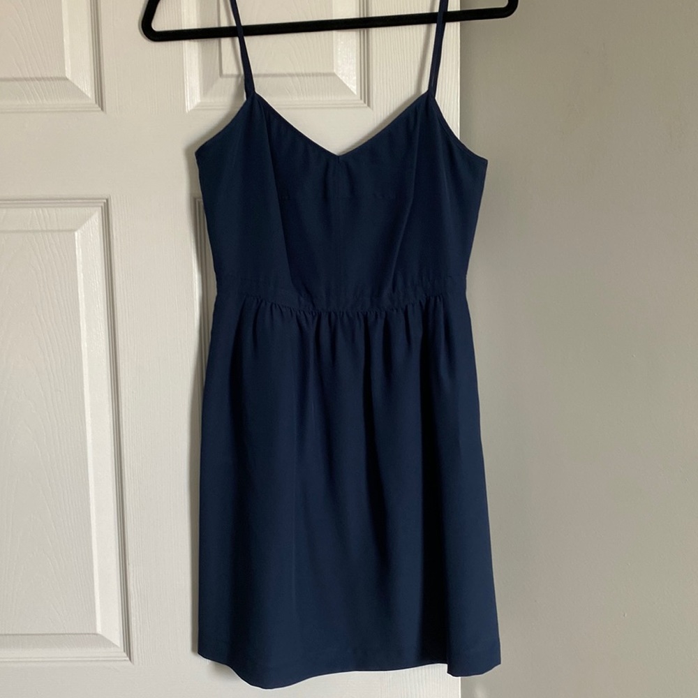Navy JCrew dress